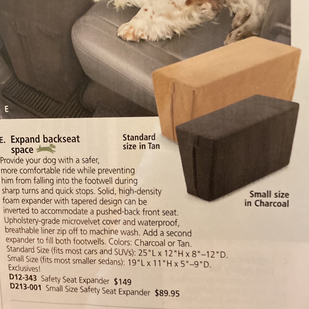 NWOT Expand Back Seat Space for your Dog Never Used Fits Most Cars & SUVS - Picture 4 of 11